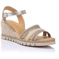 paseart alpargatas sandalia con cuna - piel para mujer