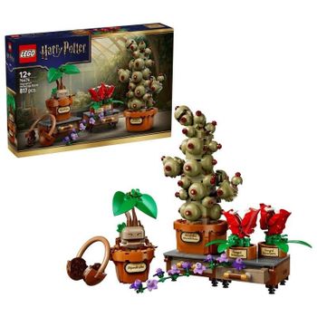 LEGO Harry Potter Hogwarts Plantas de Herbología 76474 817 piezas