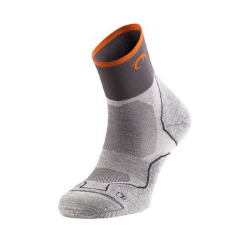 Calcetines Lurbel Desafio Four Gris Hielo Naranja, Talla XL