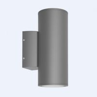 aplique de exterior led fox 2x6w