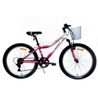 bicicleta junior 24 umit diana rosa-blanca
