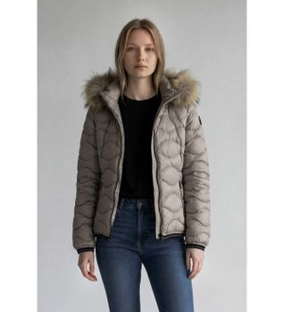 Blauer para mujer. 25WBLDC03096 Plumífero Aldie antracite gris (L), Casual, Nylon