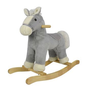 Caballito De Peluche Balancín De Chipolino Grey