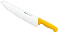 cuchillo cocinero de acero inoxidable nitrum de 300 mm mango amarillo