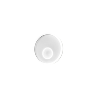 aplique led melania 40w blanco 1820lm luz natural 4000k aluminio y metacrilato satinado ip20 diseno moderno d40cm