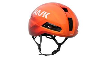Casco kask nirvana mat naranja rojo