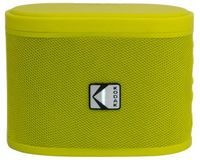 kodak soundbrix enceinte portable sans fil - connexion jusqua 100 enceintes - dock magnetique et son puissant 5w - 3h dautonomie - jaune