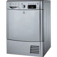 indesit tumble dryer idce8450bs condensor  - silver silver