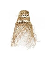 lampara esparto brana 2c 25  o 25cm - alto 25cm  artesania espanola