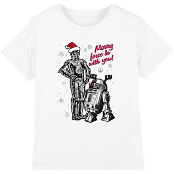 Disney Tops y Camisetas Merry Christmas Droids para niño