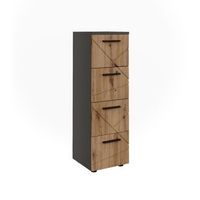 mueble midi irma 30 x 95 cm con 4 cajones vicco