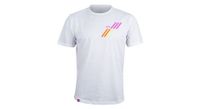 maillot de manga corta bv sport light blanco rosa unisex