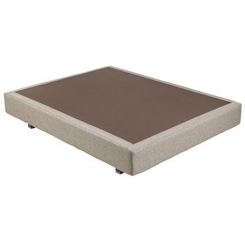 Base Tapizada 140x190 Pikolin Ash 31cm Textil Montaje Incluido