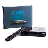 viark sat full hd receptor satelite decodificador con wifi estable compatible con dvb-s2 y h265 lector de tarjetas ca usb rca puerto ethernet pvr dlna ftp fta youtube actualizable por