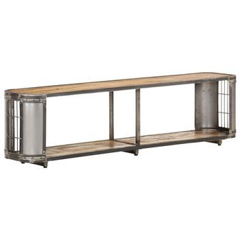 Mueble Para Tv De Madera Maciza De Mango 150x30x40 Cm Vidaxl