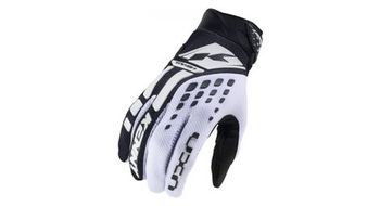 Guantes kenny track blanco y negro