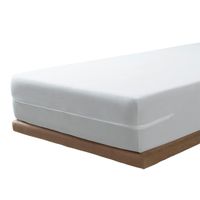 homesol  funda de colchon rizo elastica transpirable tratamiento antialergico con cremallera ideal para todas las alturas