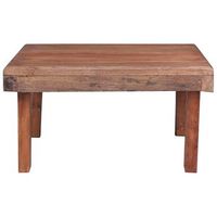 mesa de centro 60x45x23 cm madera - marron