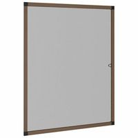 mosquitera para ventanas marron 130 x 150 cm vidaxl