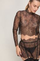 hunkemoller falda camille negro