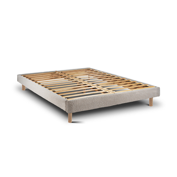 Estructura De Cama Ascot  Pearl Redonda 183 X 133 Cm