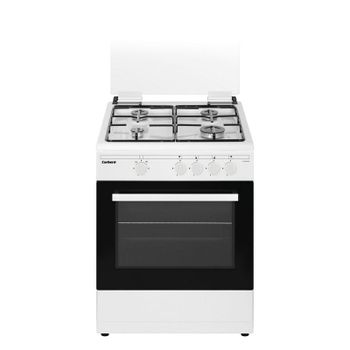 Corberó CCSF60420BW Cocina de Gas Butano 4 Zonas + Horno Blanco