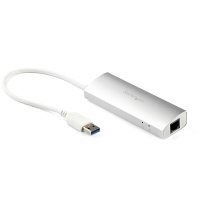 StarTech.com Hub LadrÃ³n USB 3.0 de 3 Puertos con Adaptador de Red Ethernet Gigabit - Hub Concentrador USB-A - Alimentado por el Bus - 5Gbps - Hub USB PortÃ¡til - Carcasa Resistente
