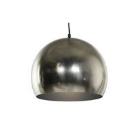 lampara techo metal 32x32x28 cromado plateado