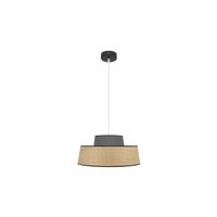 fabrilamp colgante naturalgris modelo jia 1luz regulable