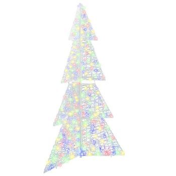Árbol De Navidad 240 Led Multicolor 180 Cm Acrílico Vidaxl