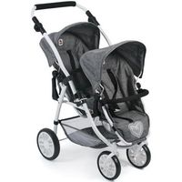 cochecito tandem para munecas vario jeans grey