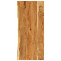 encimera para armario tocador madera maciza acacia 114x52x25cm cfw53854
