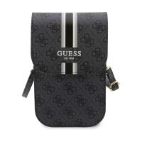 guess bandolera universal para telefono con correa y tarjetero negro