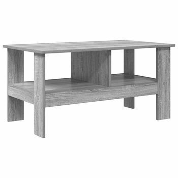 Mesa De Centro 90x50x45 Cm Madera - Gris
