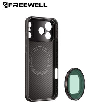 Kit básico Freewell Sherpa con filtro VND y funda para teléfono con montaje de 17 mm, compatible con iPhone 18/17/16/15 Pro y Pro Max. Accesorios para fotografía.