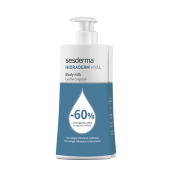 Hidraderm hyal leche corporal 2ªu -60%