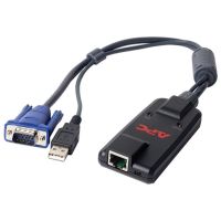 cable kvm apc by schneider electric usbvm negro d-sub usb rj-45