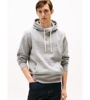 tommy hilfiger para hombre mw0mw37230 sudadera con capucha essential fleece gris xxl casual poliester manga corta