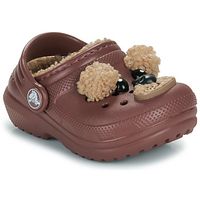 crocs zuecos classic lined iam brownbearcgt para nina