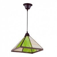 colgante piramide verde regulable d27