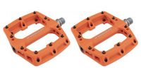 pedales planos de nylon insight naranja