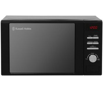 RUSSELL HOBBS RHM2064B Solo Microwave - Black, Black