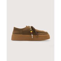 koala bay deportivas moda baskets en daim marron - serra para mujer