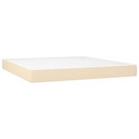 colchon matrimonial  colchon de cama  colchao de muelles ensacados tela color crema 160x200x20 cm