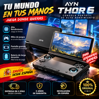 consola de juegos portatil ayn thor de 6 con pantalla oled doble cpu qualcomm snapdragon android 13 bateria de 6000mah consola de juegos con palanca hall