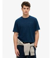 superdry para hombre m1012096a camiseta merchant pocket marino s casual algodon manga corta