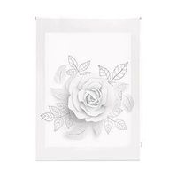 estor enrollable translucido con estampado - estor enrollable tamano 130x180 - estor translucido modelo rose  blindecor
