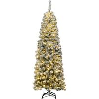 180 cm arbol de navidad costway abeto artificial nevado iluminado con 250 luces led calidas