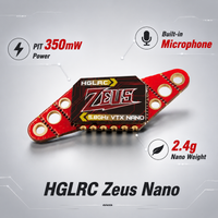 transmisor de video hglrc zeus nano vtx 58g 350mw microfono integrado irc tramp montaje de 1620255 mm envio rapido original