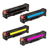 compatible multipack hp colour laserjet enterprise m855x plus nfc printer toner cartridges 4 pack -hp 826a